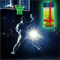 Glow in The Dark Basketball Net - Solar Lighted Glowing Basketball Goal Hoop - Glow Dark Basketball Net Night-Time Lighted Basketball Hoop Outdoor Net Rim - Basketball Net Replacement