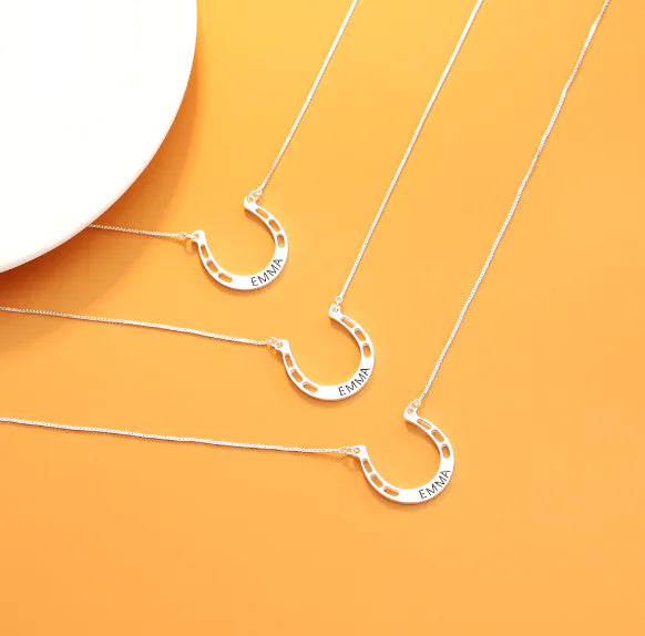 Sterling Silver Personalized Engraved Necklace