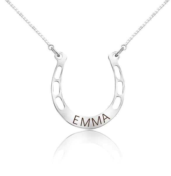 Sterling Silver Personalized Engraved Necklace