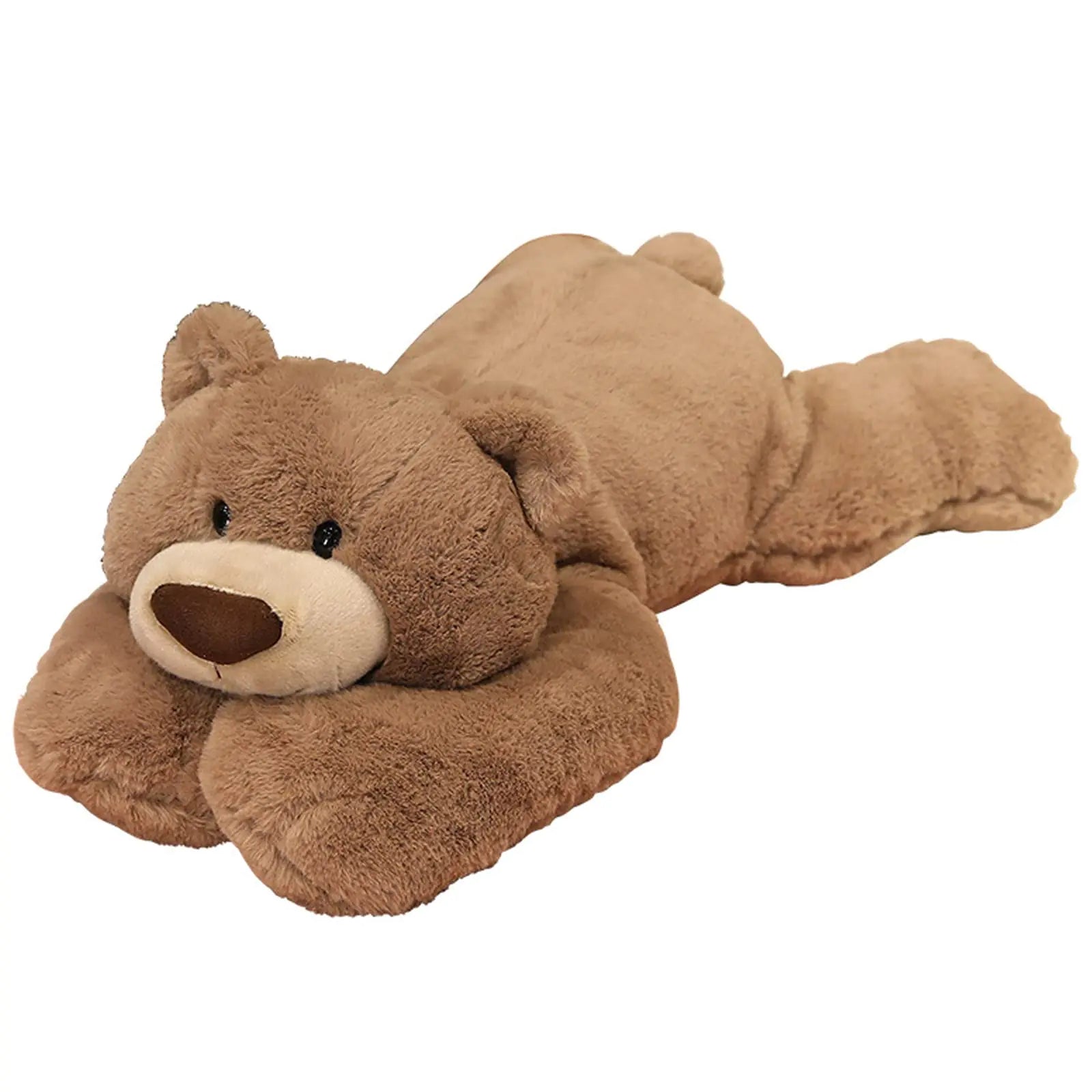 Doireum Weighted Stuffed Animals Weighted Bear Stuffed Animal Toy Brown Bear Plush Throw Pillow Gifts for Boys Girls 11.8 inch