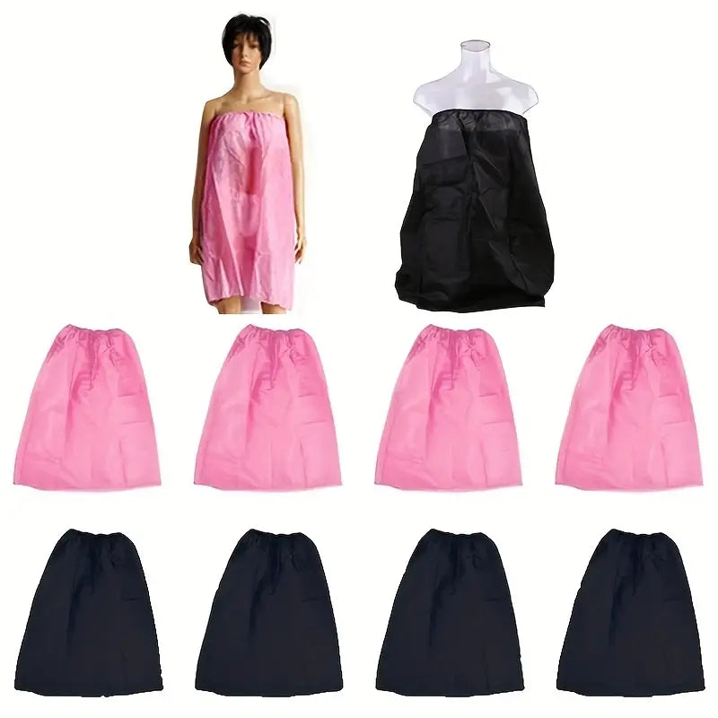 Disposable Bath Skirt and Towel for Spa or Salon