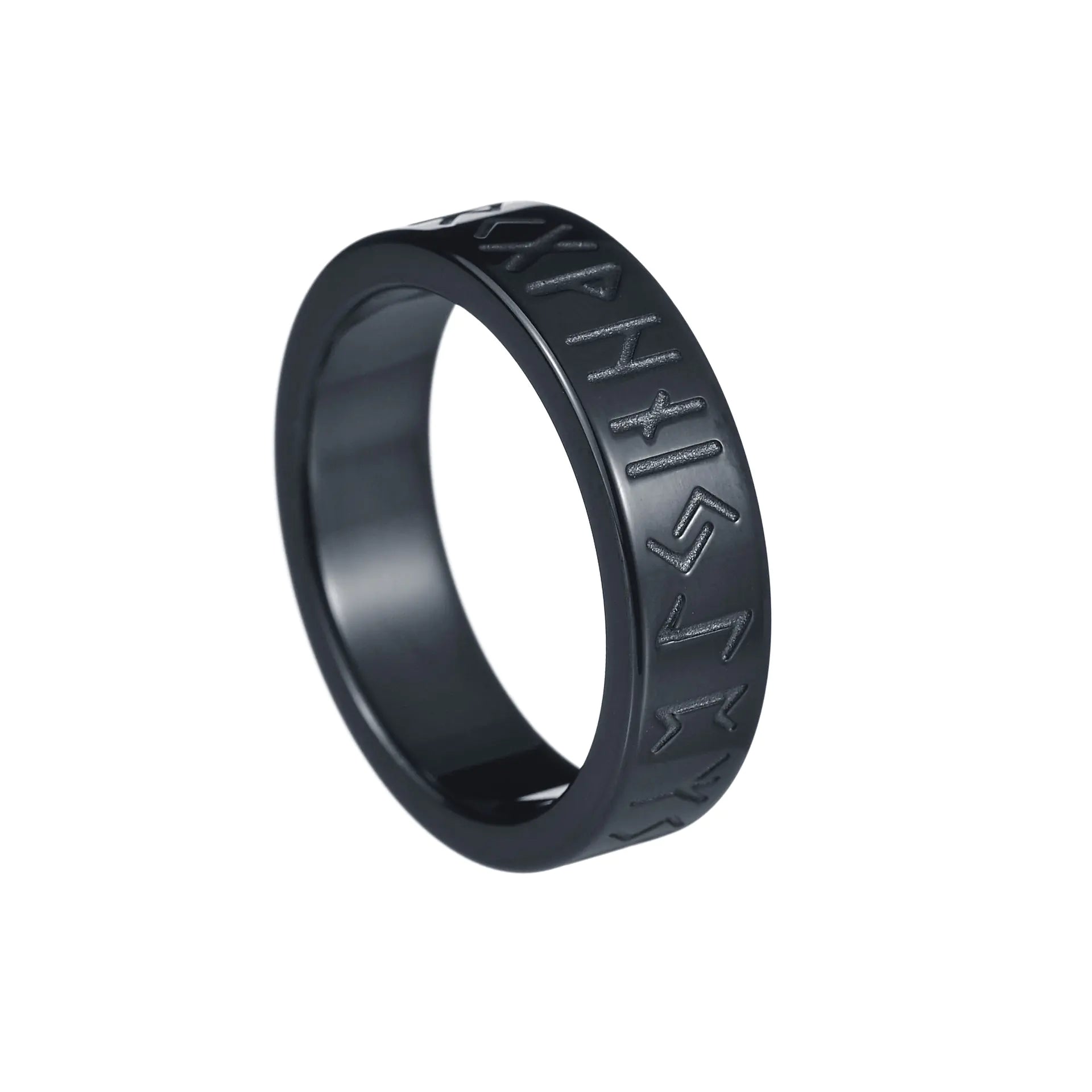 Couple Titanium Steel Ring Ornament