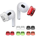 [5 Pairs]for AirPods 2/AirPods 3 Ear Tips Covers(Soft Silicone) Woocon AirPods Silicone Ear Covers Accessories Compatible with AirPods 3rd Generation & AirPods 2 & AirPods1 [Not Fit in Charging Case]