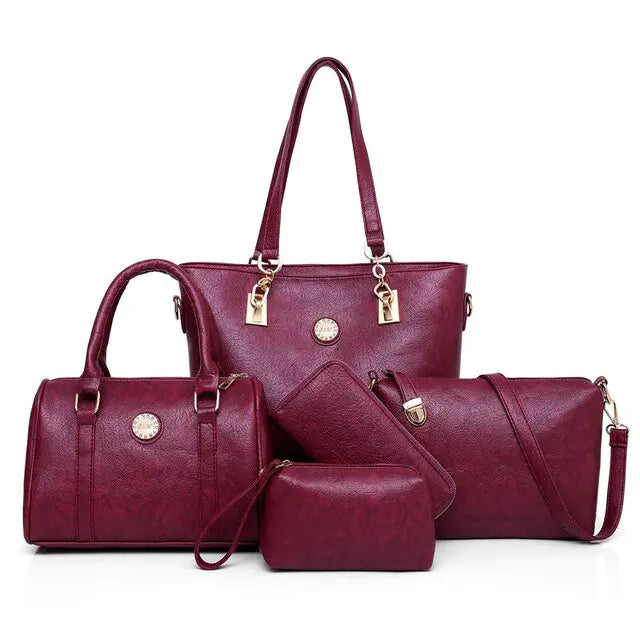 Matching Mother-Daughter One-Shoulder Handbags