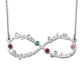 S925 Custom Infinity Name Necklace for Women
