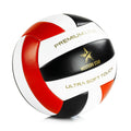Western Star Indoor Volleyball - Official Size - Soft-Touch Volleyball - Indoor Volleyball - Premium and Durable Design - Indoor Volleyball (Red White and Black)