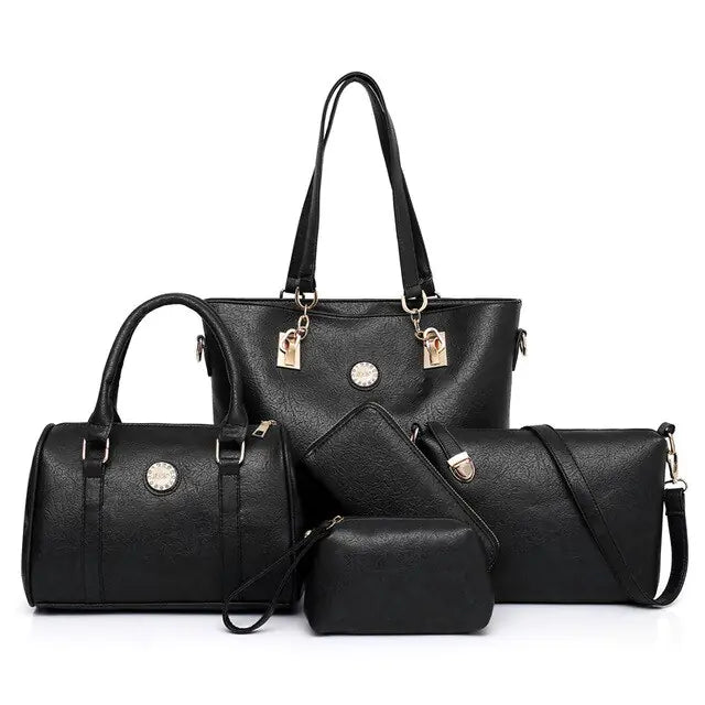 Matching Mother-Daughter One-Shoulder Handbags
