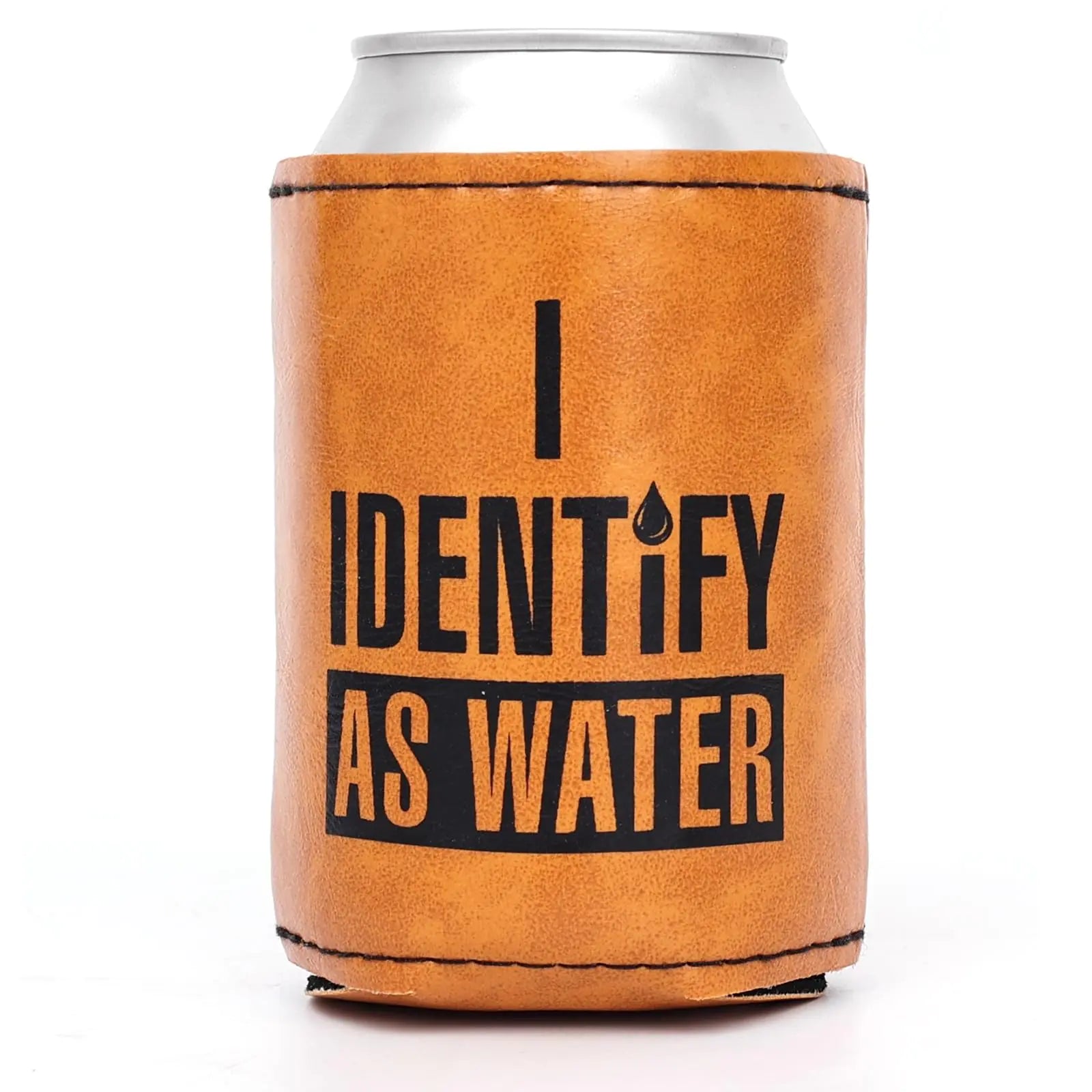 Viteorgl-Dad Birthday Gifts Dad Gifts for Birthday Impeccable Birthday Gifts for Dad，MenGifts for Dads Special Day， Cool gift-Unique Gifts for Men，Dad Birthday Gifts-Leather Can Cooler 12 OZ