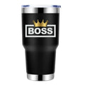 Boss Crown 30oz Insulated Vacuum Sealed Tumbler
