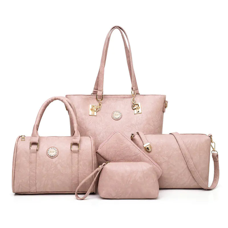 Matching Mother-Daughter One-Shoulder Handbags