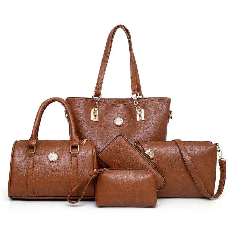 Matching Mother-Daughter One-Shoulder Handbags