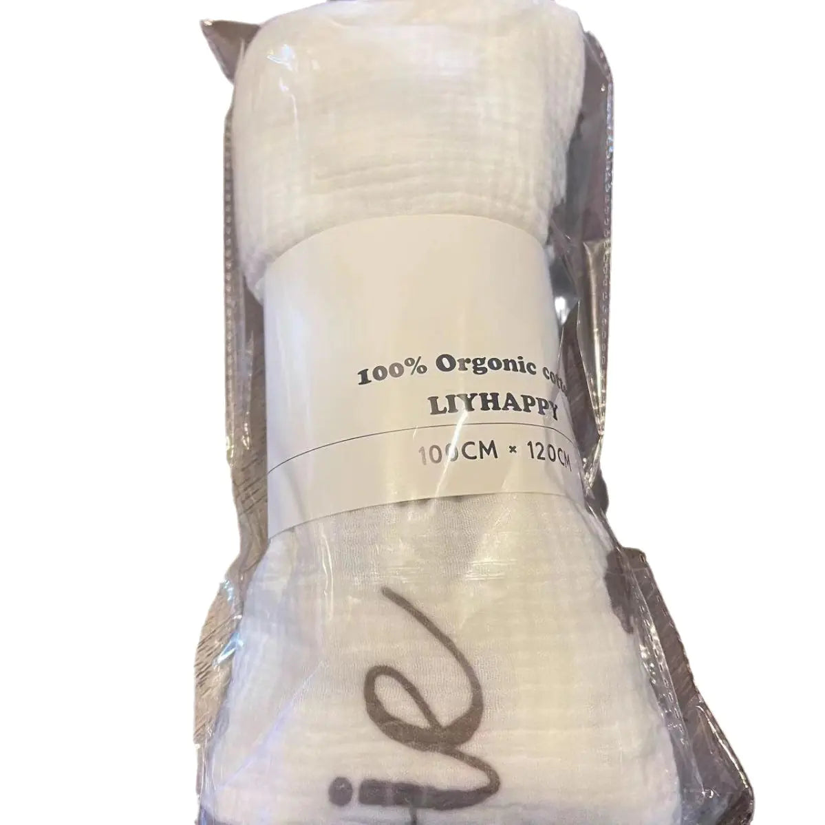 Personalized Cotton Baby Letter Muslin Blanket (6 Layers)