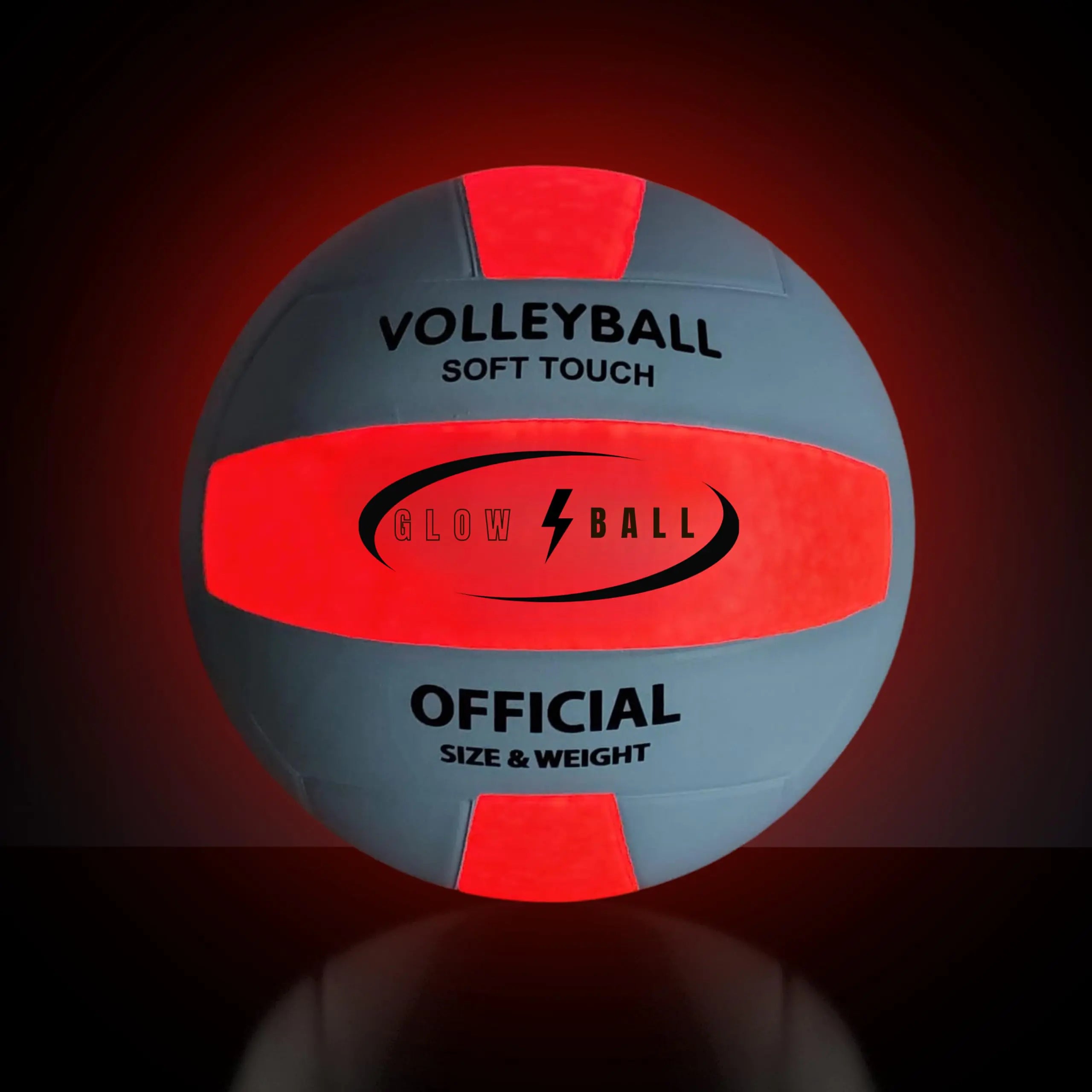 GX TOUR+ LED Light Up Volleyball. Glow in The Dark Volleyball Official Size #5 Batteries Included for Nighttime Sports & Outdoor Fun Ideal Gift for Adults Teens Volleyball Fans & Players