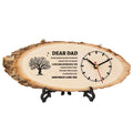 BeauGift Gifts for Dad Wooden Clock Dad Gifts from Daughter Son Dad Birthday Gift from Daughter Birthday Gifts for Dad Who Wants Nothing Gifts for Dad from Daughter to My Dad Gifts
