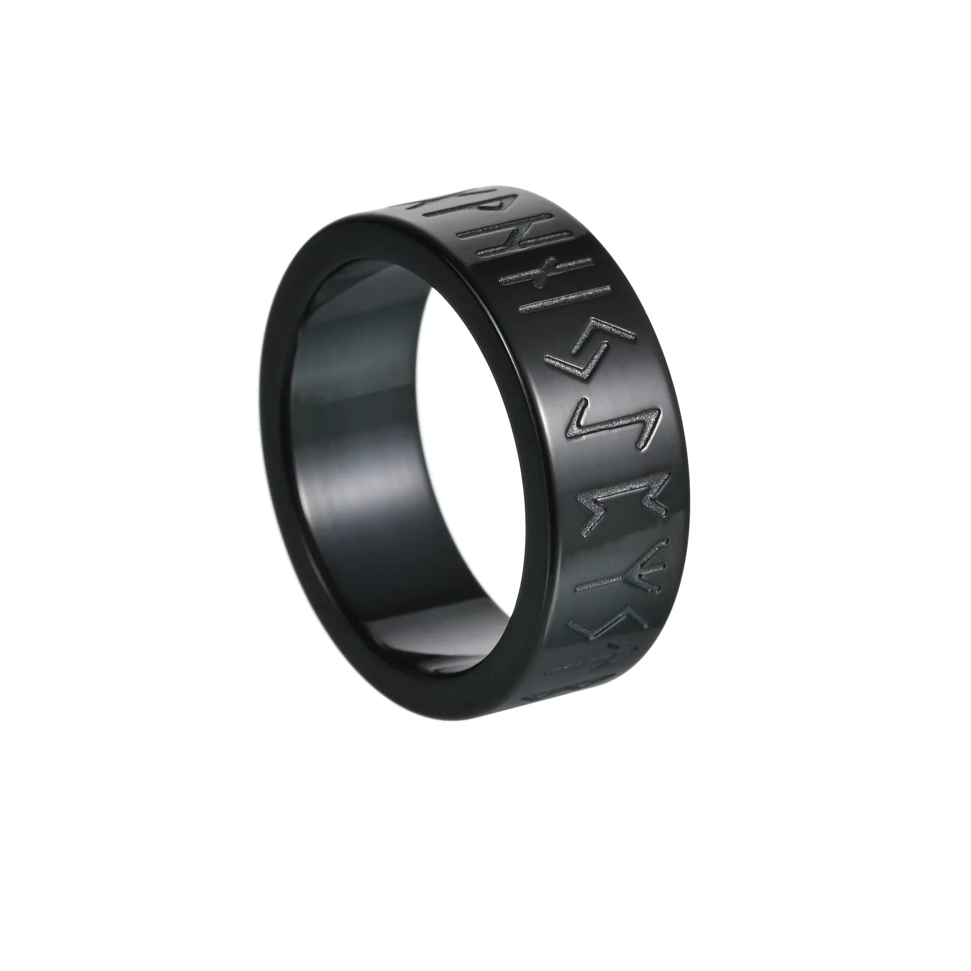 Couple Titanium Steel Ring Ornament