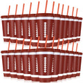 Bokon 12 Pcs Plastic Football Cups with Straw and Lid Football Party Supplies 24 oz Disposable Football Cups Reusable Football Drinking Cup for Sports Events Birthday Football Party Decorations