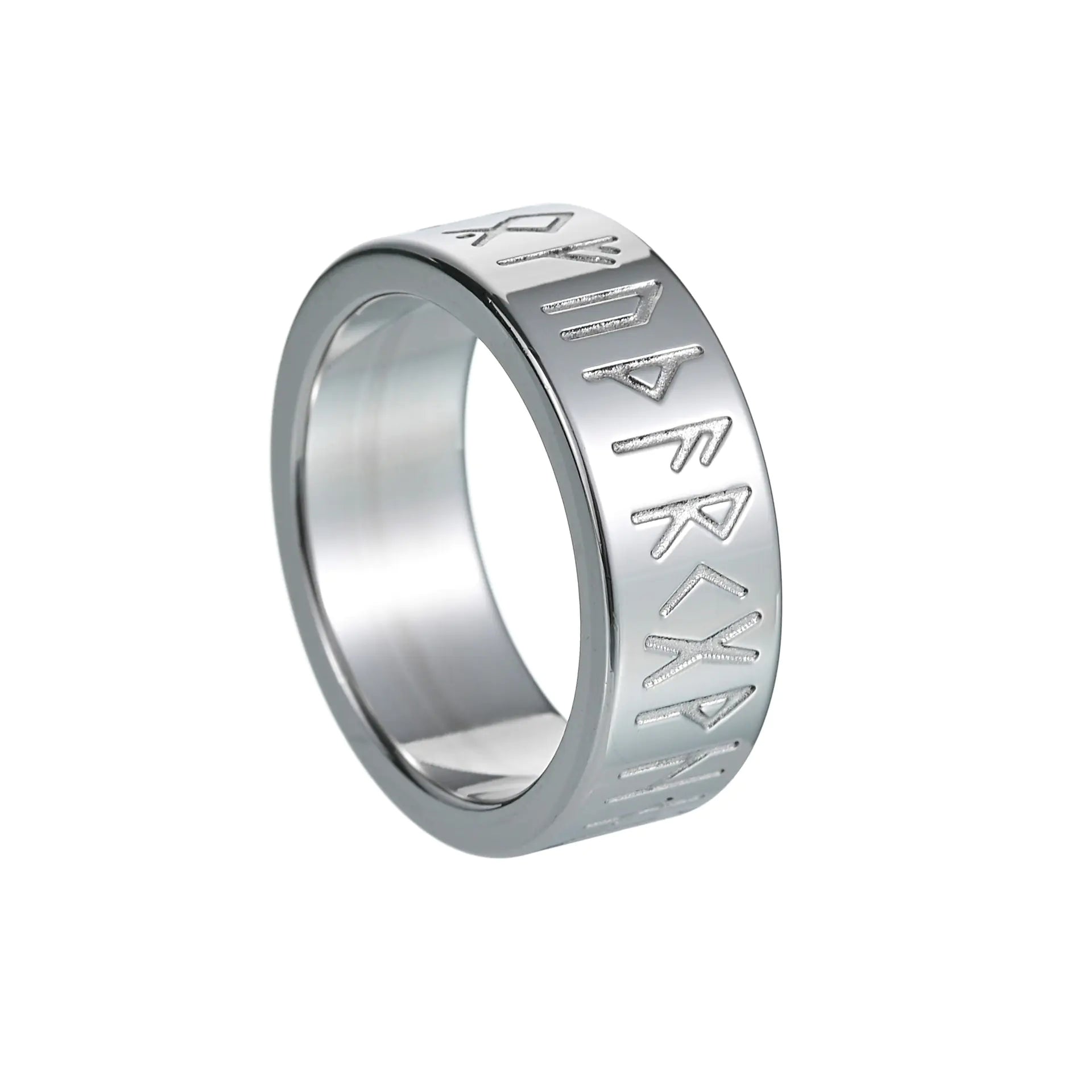 Couple Titanium Steel Ring Ornament