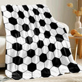KING DARE Soccer Blanket Soccer Gifts for Boys Girls 6-8-12 Unique Soccer Stuff Gifts for Soccer Lover Soft Fleece Soccer Throw Blankets for Kids 40x50 Inch