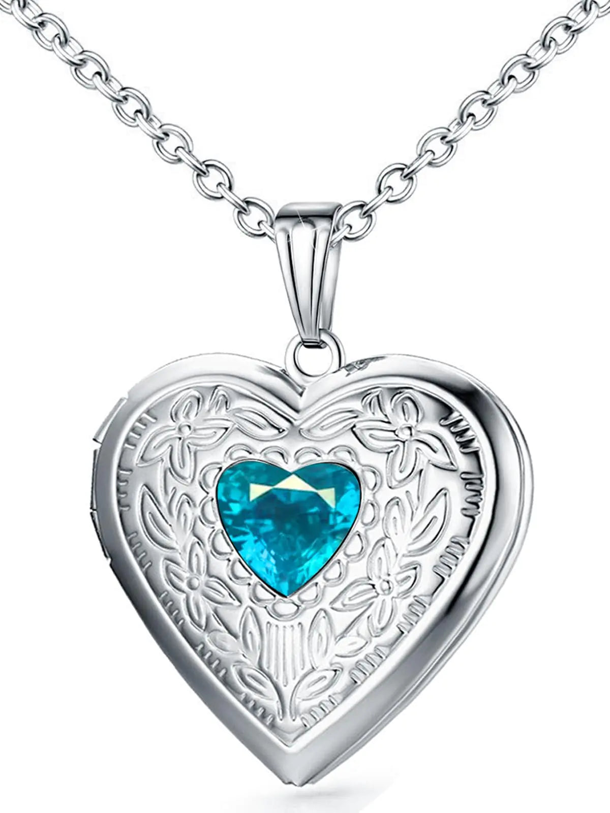 Locket Necklace That Holds Pictures Birthstone Lockets for Women Photo Locket 03