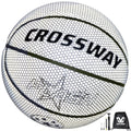 MAIBOLE Basketball Holographic Reflective Glow Basketballs - 27.5 Basketall Size 5 Indoor Outdoor Basketball Reflective Basketball Gift White