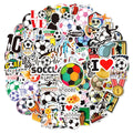 100Pcs Soccer Stickers Soccer Party Favors Soccer Stickers for Water Bottles Soccer Favors Gifts