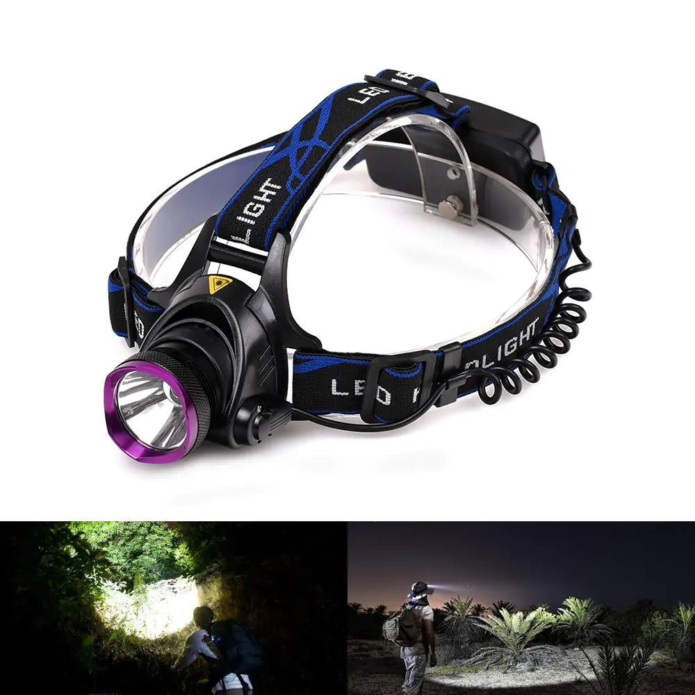 LED Flashlight, Vande T6 Adjustable Headlamp H421